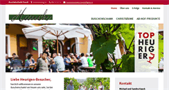 Desktop Screenshot of buschenschank-hauck.at
